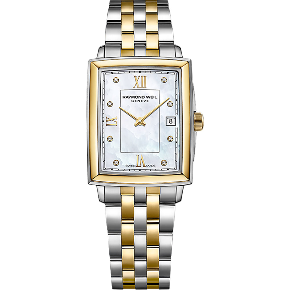 Raymond Weil Women's Toccata Two-Tone Gold Quartz Mother of Pearl Dial Watch