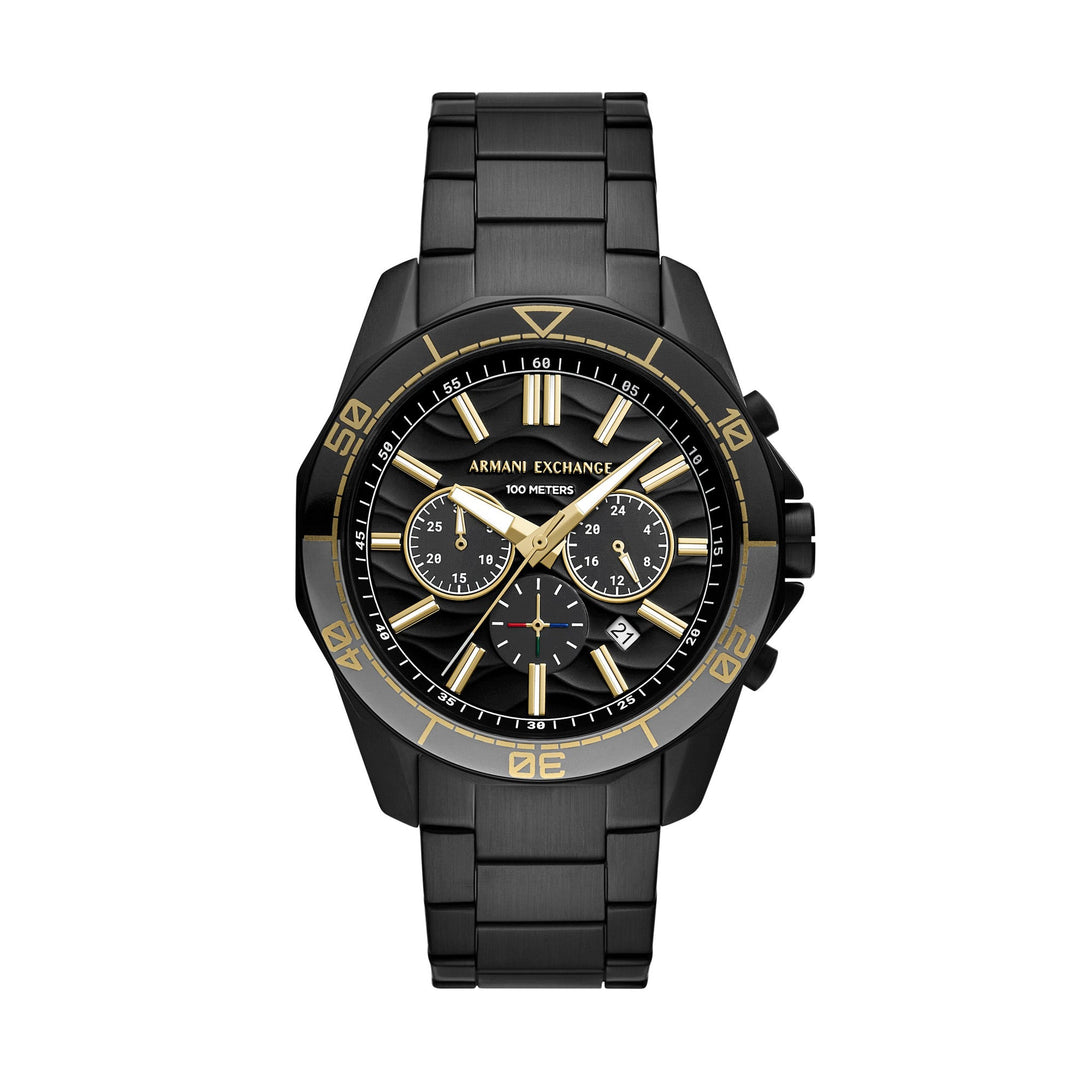 Armani Exchange Spencer Black Stainless Steel Men's Watch