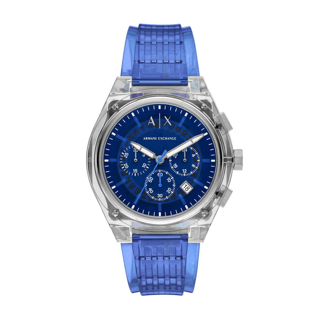 Armani Exchange Chronograph Blue Watch