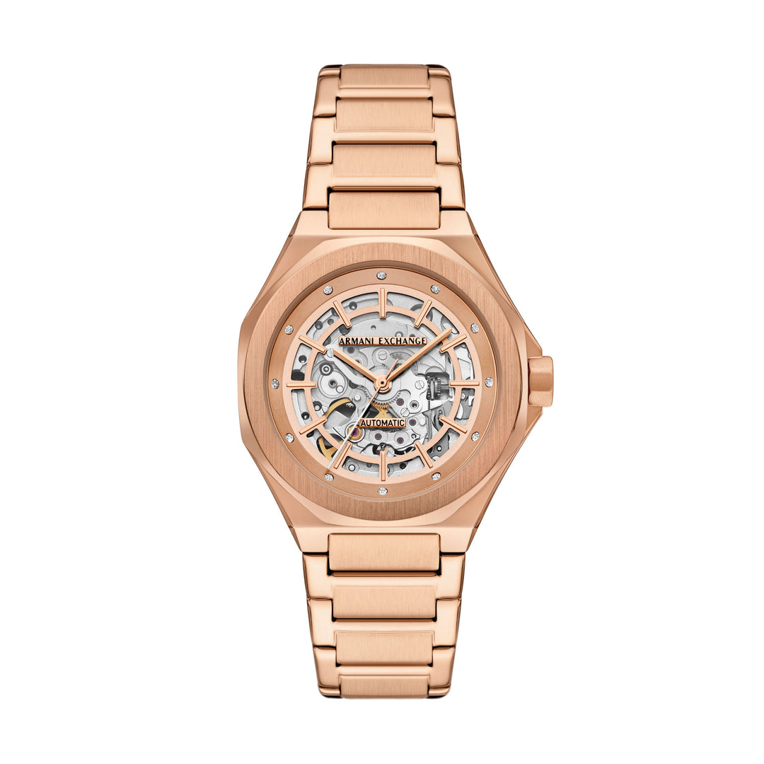 Armani Exchange Automatic Rosegold Watch