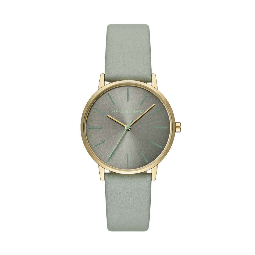 Armani Exchange Gold Leather Women's Watch
