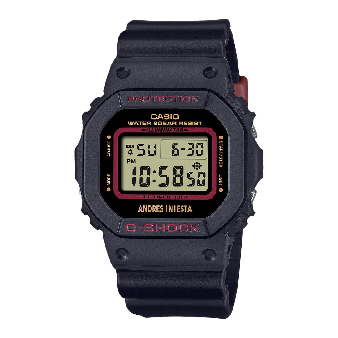 World Class Professional Football Player Andrés Iniesta Signature Model DW-5600AI-1DR