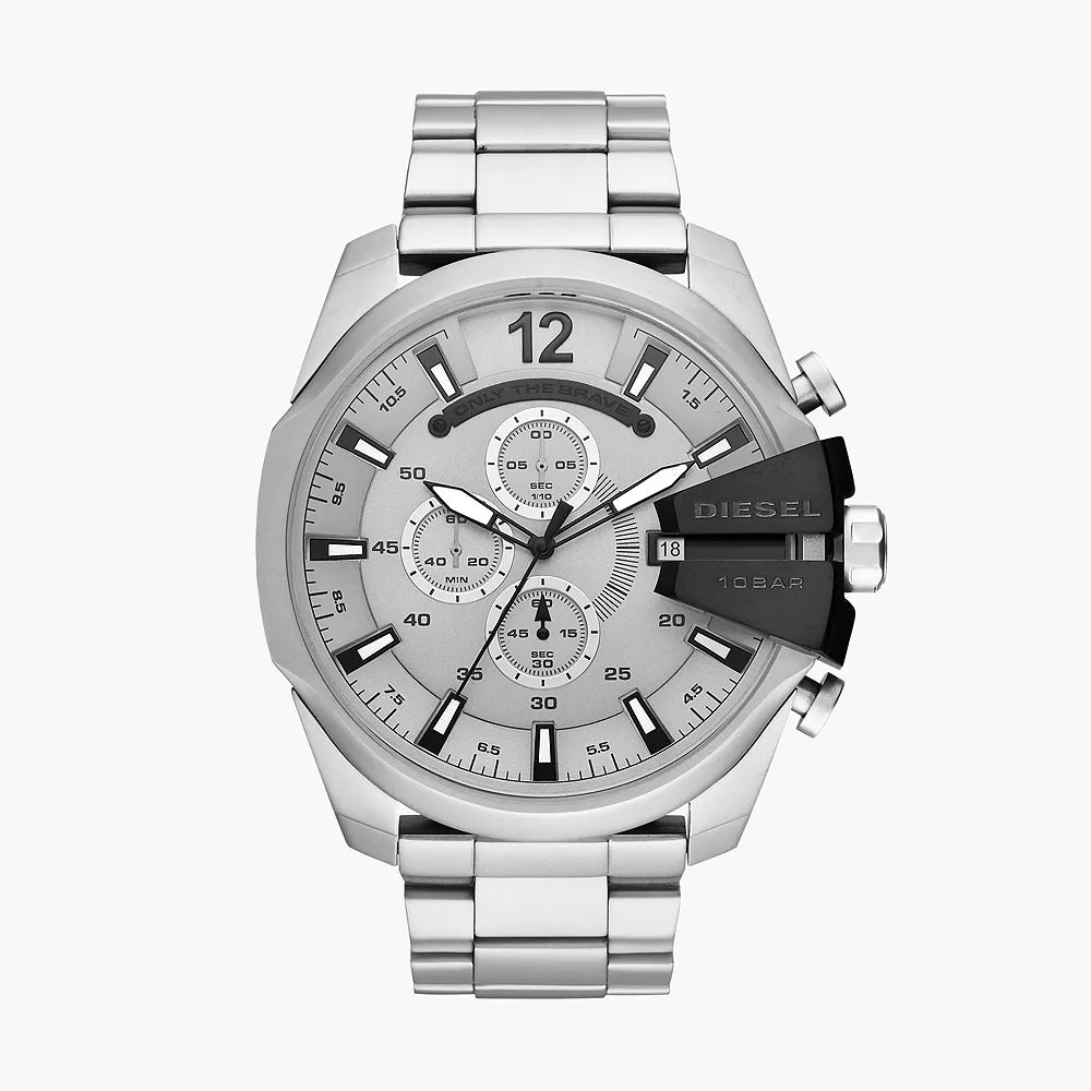 Diesel Men's Mega Chief Chronograph Stainless Steel Watch
