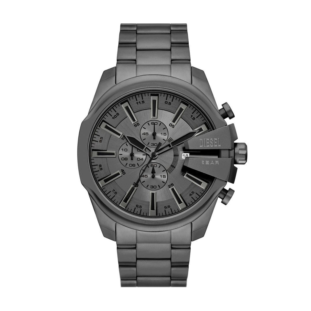 Diesel Mega Chief Slim Chronograph Gray Stainless Steel Watch