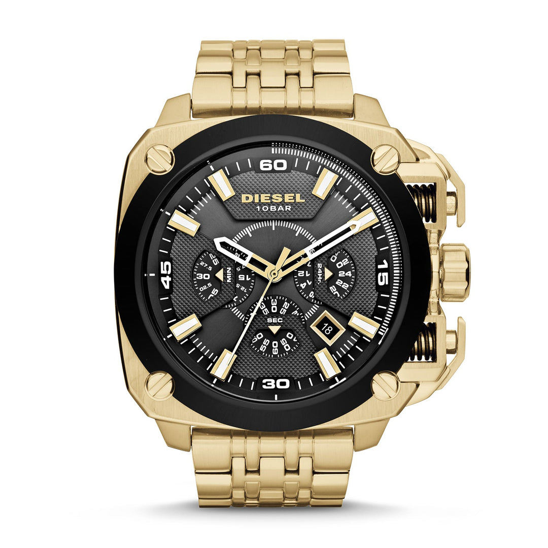 Diesel Men'S Bamf Chronograph Gold-Tone Stainless Steel Watch