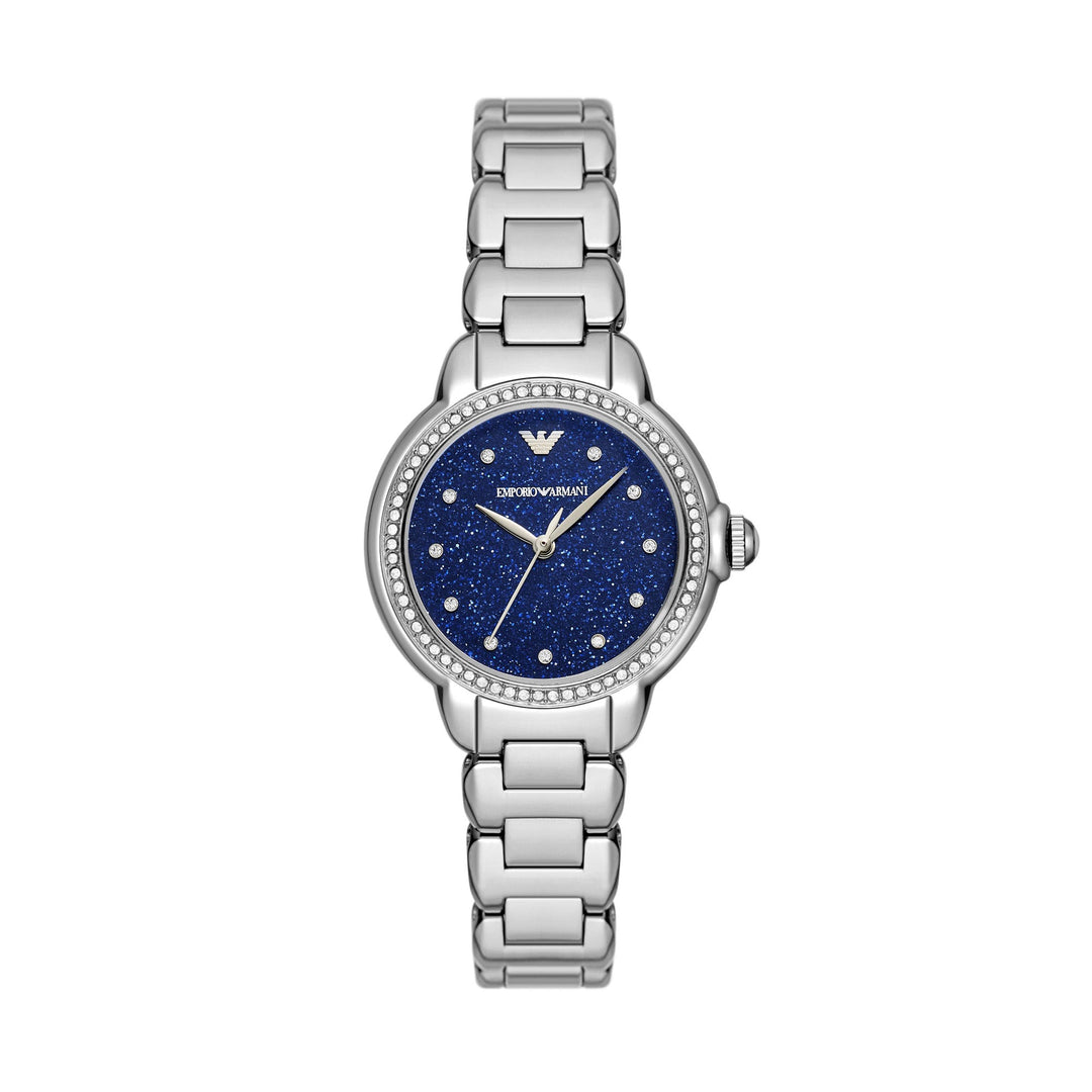 Emporio Armani Starry Night Silver Stainless Steel Women's Watch