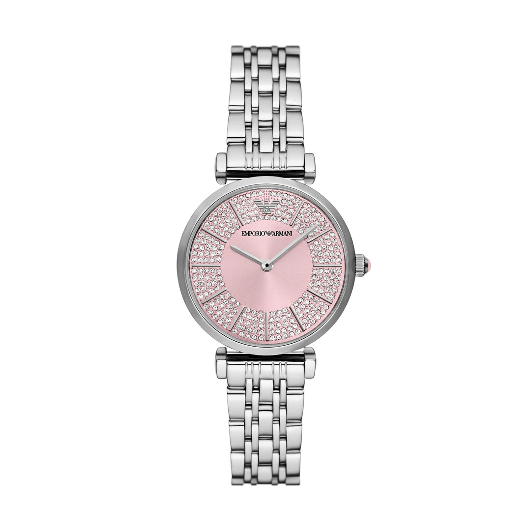 Emporio Armani Two-Hand Stainless Steel Watch