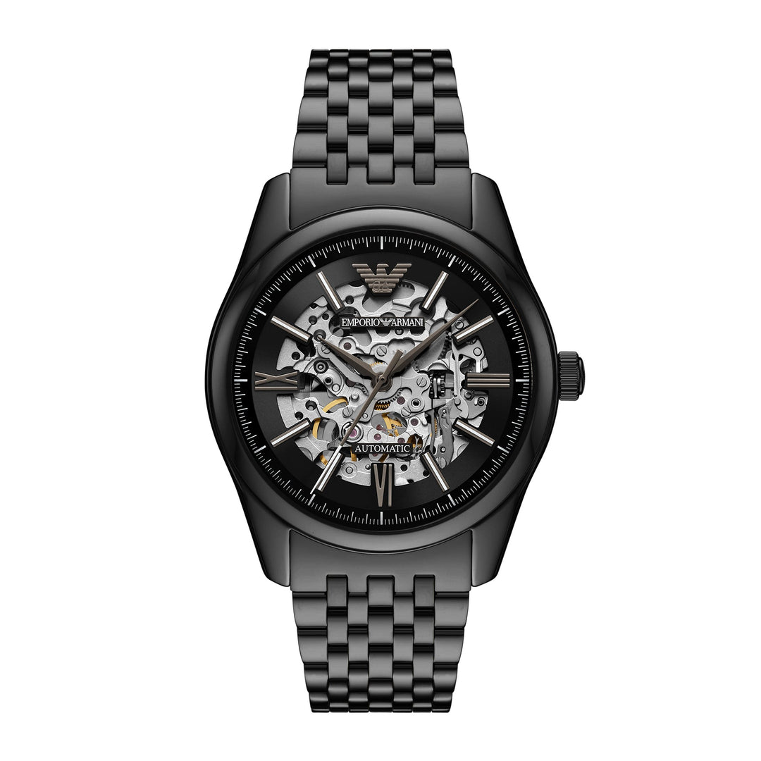 Emporio Armani Men's Automatic Black Stainless Steel Watch
