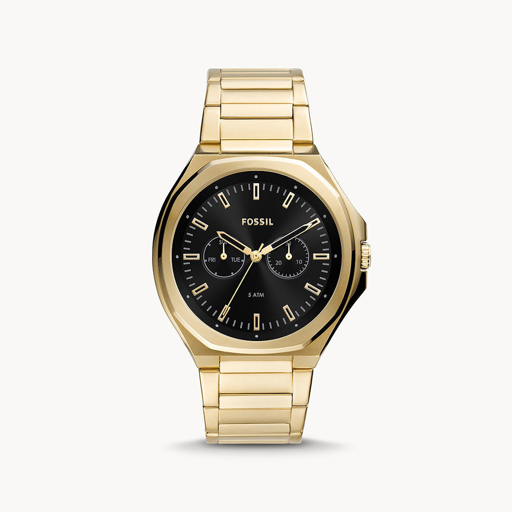 Fossil Evanston Multifunction Gold-Tone Stainless Steel Men's Watch - BQ2611