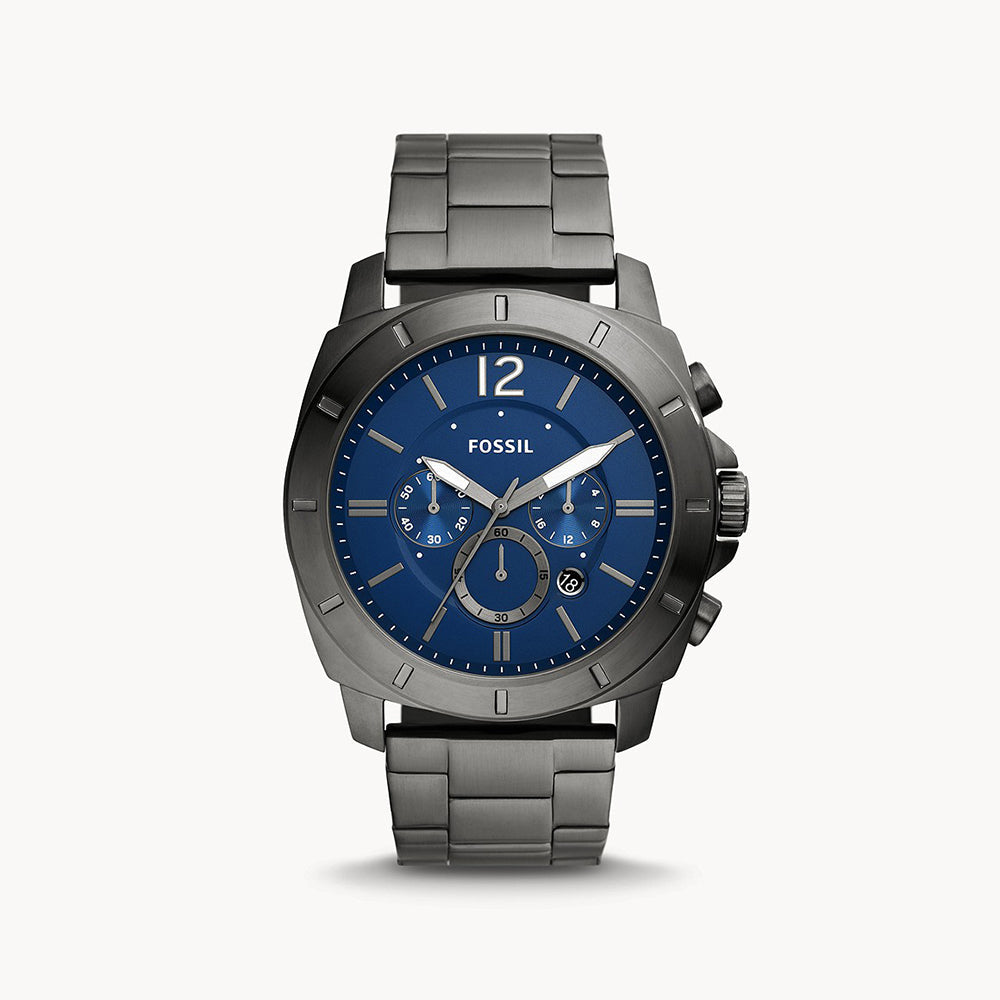 Fossil Privateer Smoke Stainless Steel Men's Watch - BQ2758