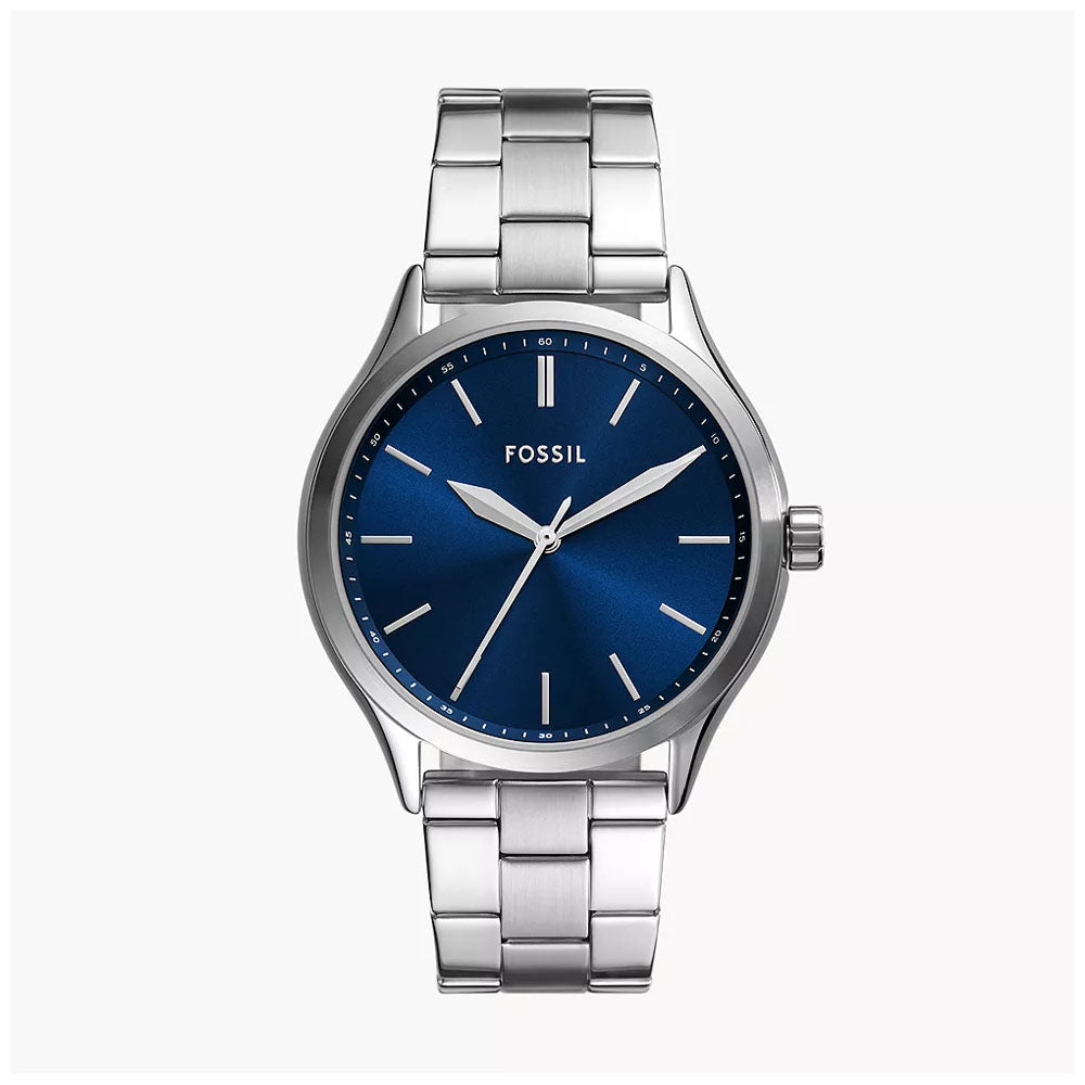Fossil Fenmore Three-Hand Stainless Steel Watch
