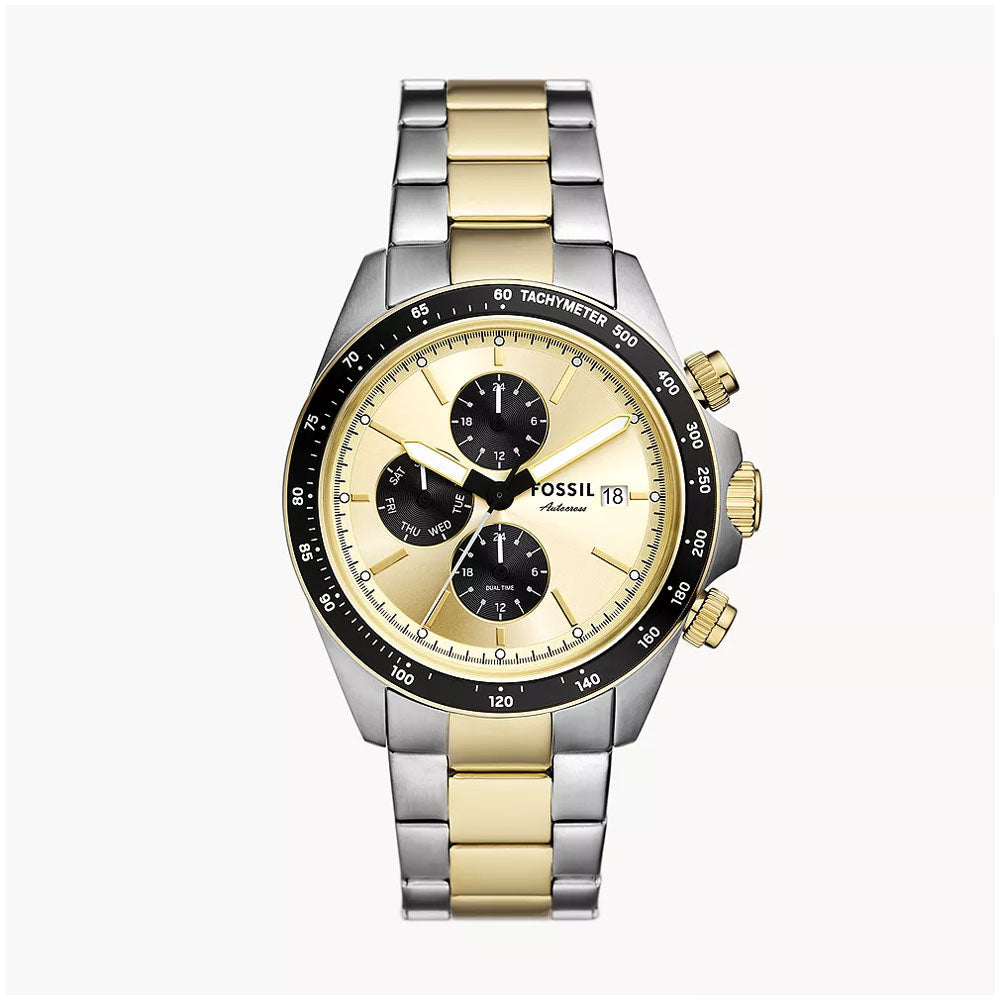 Fossil Autocross Multifunction Two-Tone Stainless Steel Watch