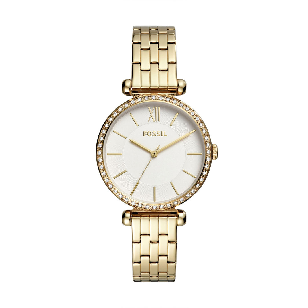 Fossil Tillie Women's Three-Hand Gold-Tone Stainless Steel Watch - BQ3498