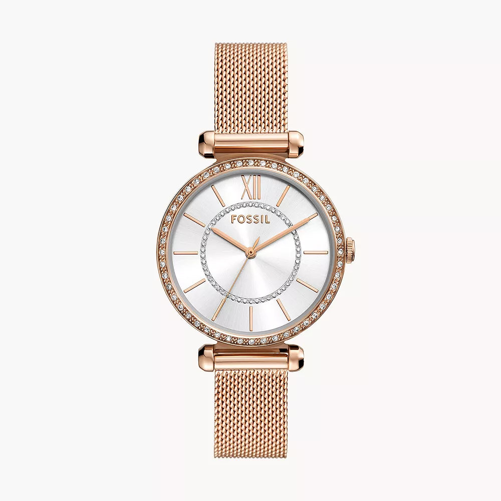 Fossil Tillie Three-Hand Rose Gold-Tone Stainless Steel Watch