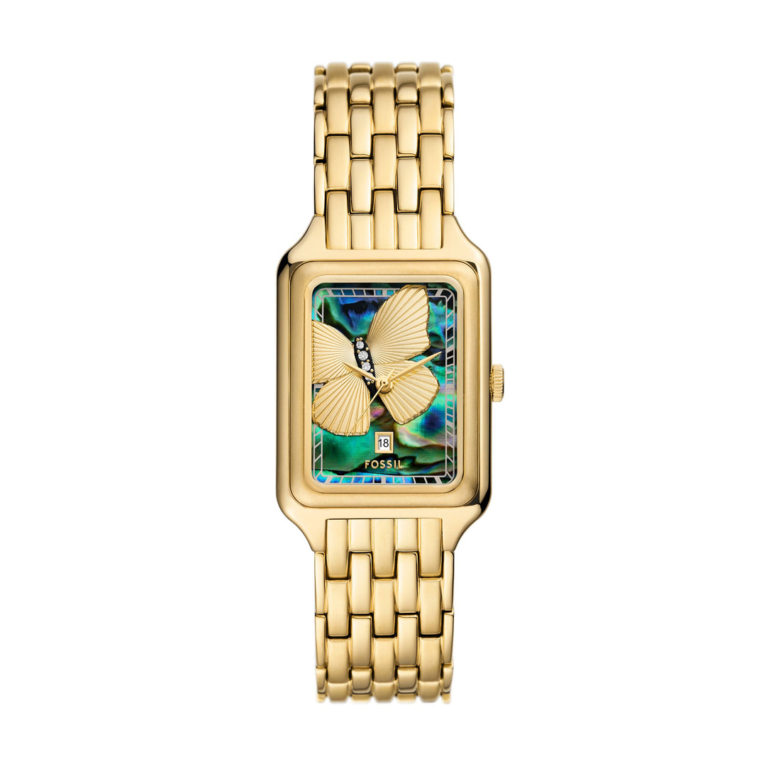 Fossil Raquel Three-Hand Date Stainless Steel Watch