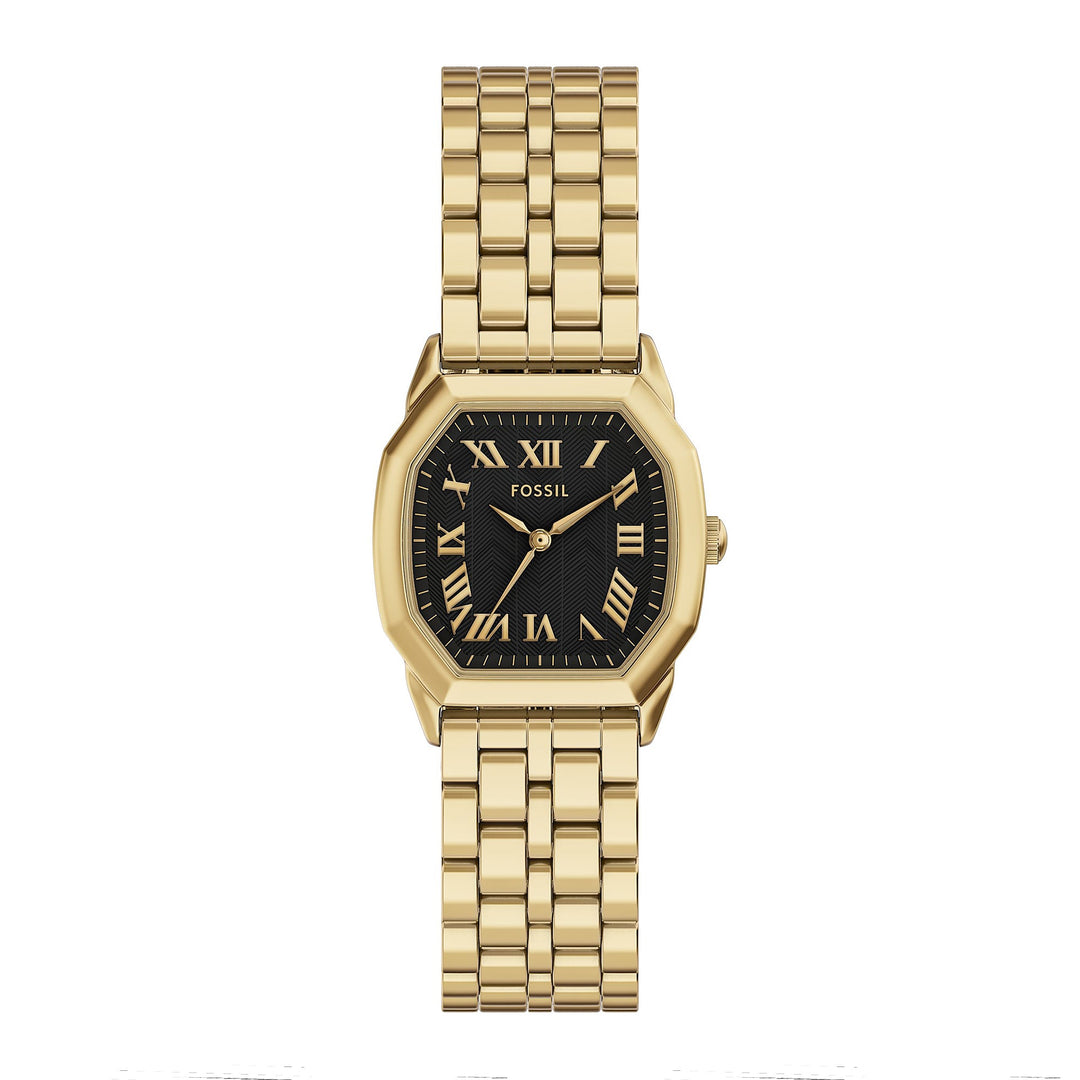 Fossil Women's Harlow Three-Hand Gold-Tone Stainless Steel Watch