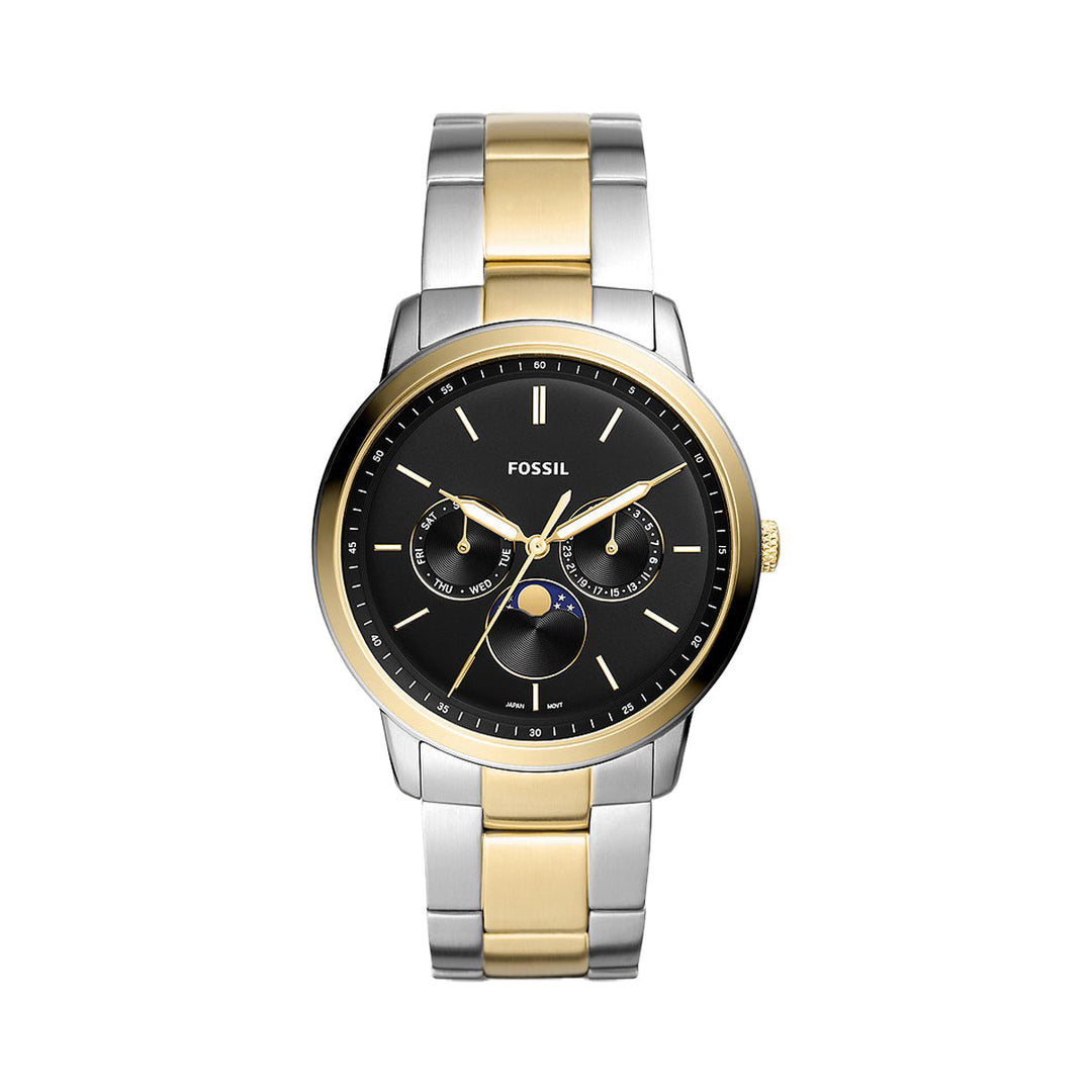 Fossil Neutra Moonphase Multifunction Two-Tone Stainless Steel Men's Watch - FS5906