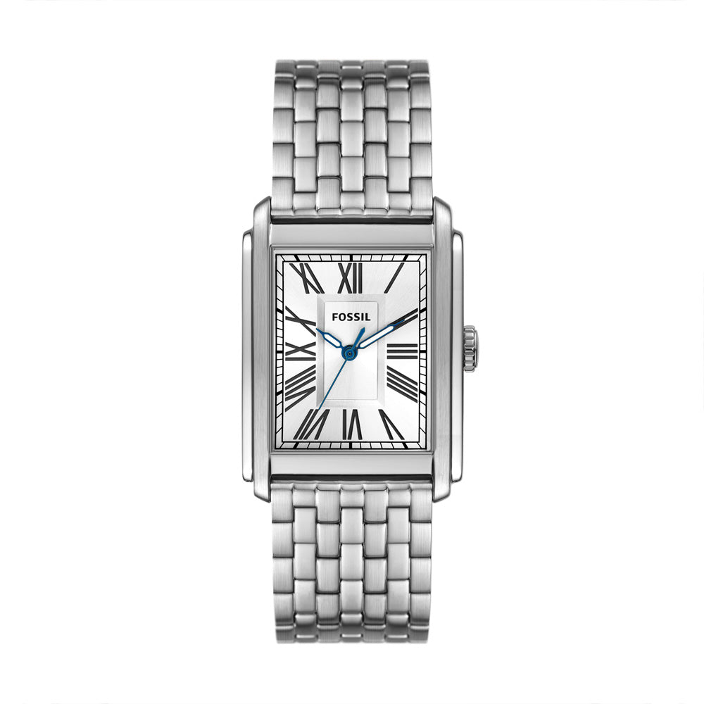 Fossil Carraway Men's Three-Hand Stainless Steel Watch - FS6008