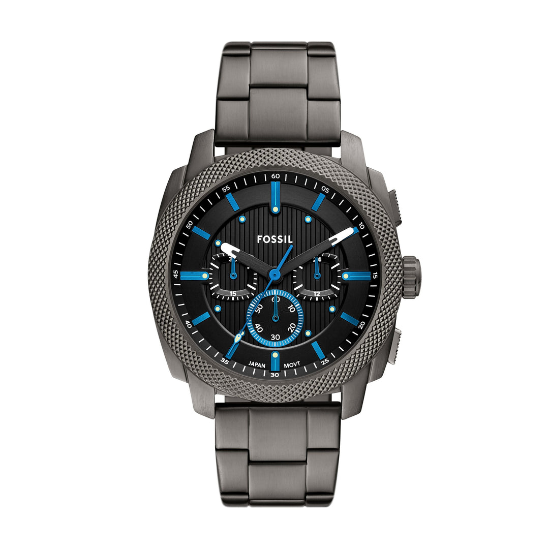 Fossil Machine Chronograph Smoke Stainless Steel Watch