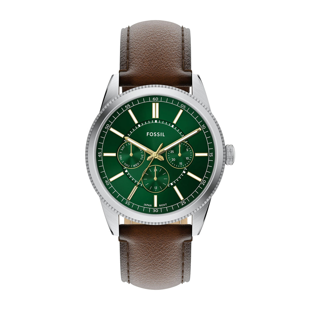 Fossil Men's Pearson Multifunction Brown Leather Watch