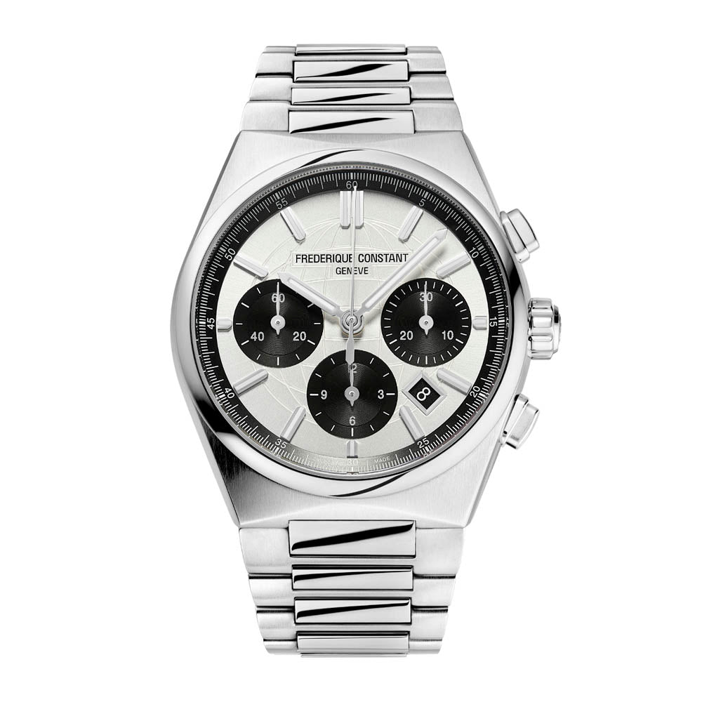 Frederique Constant Men's Watch Silver Tone Case Silver Dial Automatic Watch