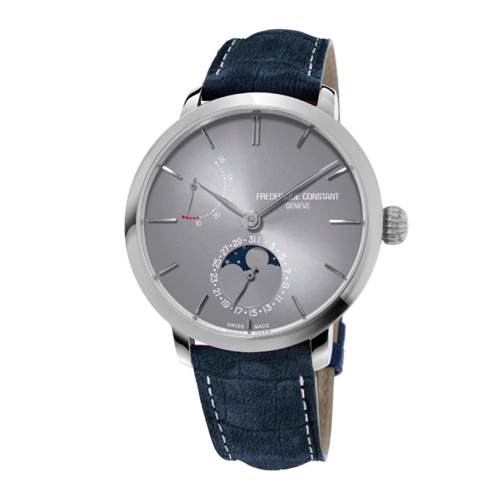Frederique Constant Manufacture Slimline Power Reserve Moonphase Automatic Gents Watch
