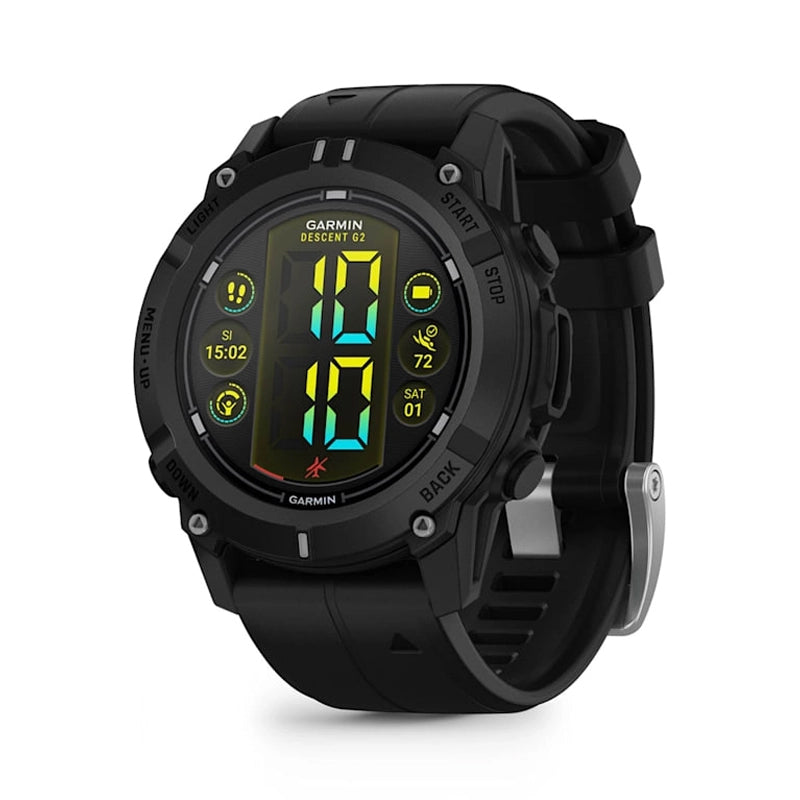 Garmin Descent G2 Black With Black Silicon Band