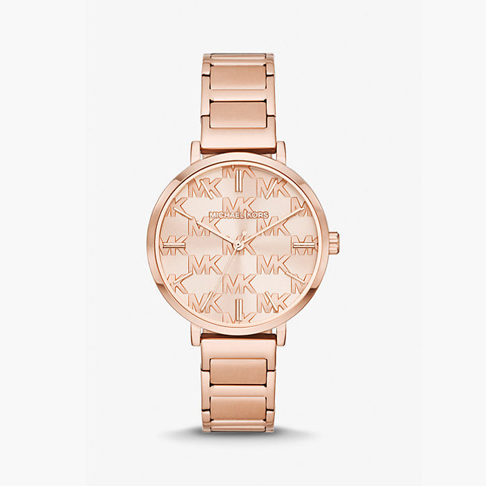 Michael Kors Addyson Women's Rose Gold Stainless Steel Watch