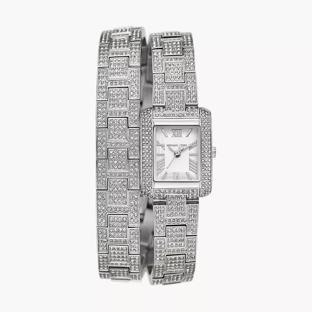 Michael Kors Emery Three-Hand Stainless Steel Watch