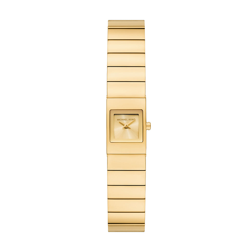 Michael Kors Darrington Two-Hand Gold-Tone Stainless Steel Watch