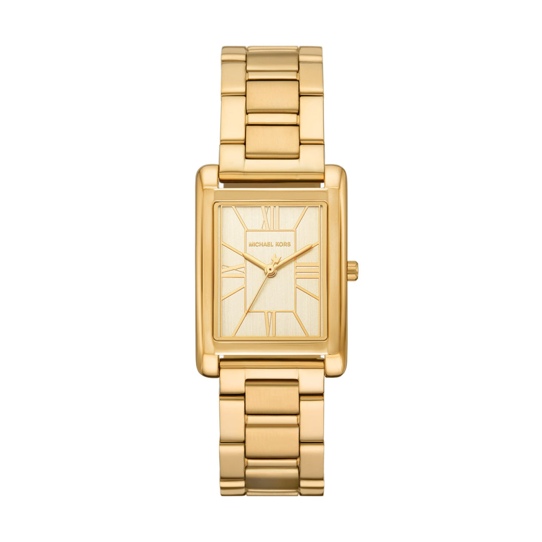 Michael Kors Essex Three-Hand Stainless Steel Watch