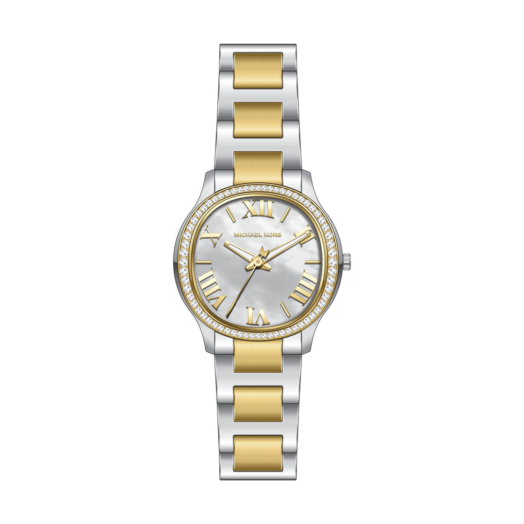 Michael Kors Mini Sage Pavé Two-Tone Watch