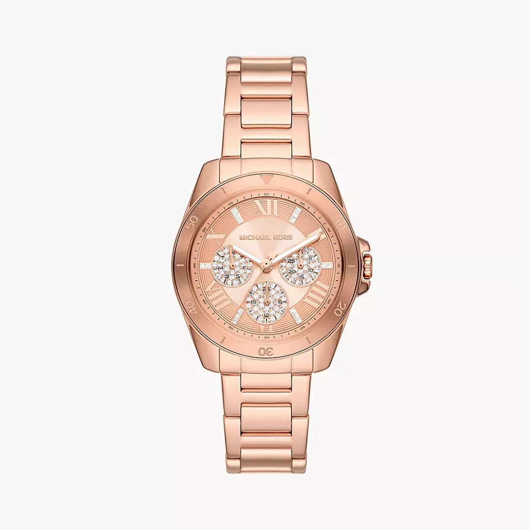 Michael Kors Alek Women's Rose Gold Stainless Steel Watch