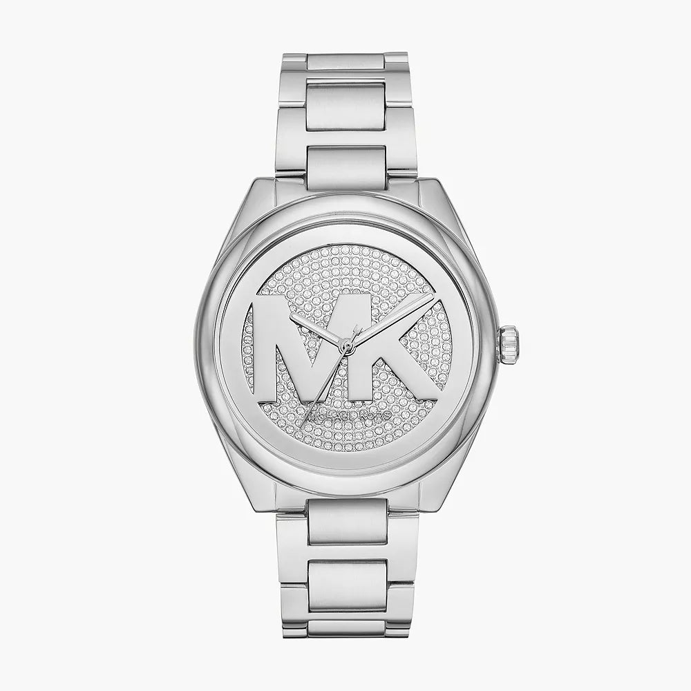 Michael Kors Three-Hand Stainless Steel Watch