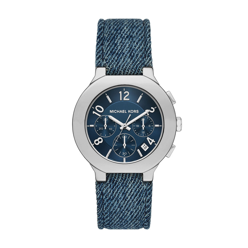 Michael Kors Gramercy Chronograph Blue Denim Watch