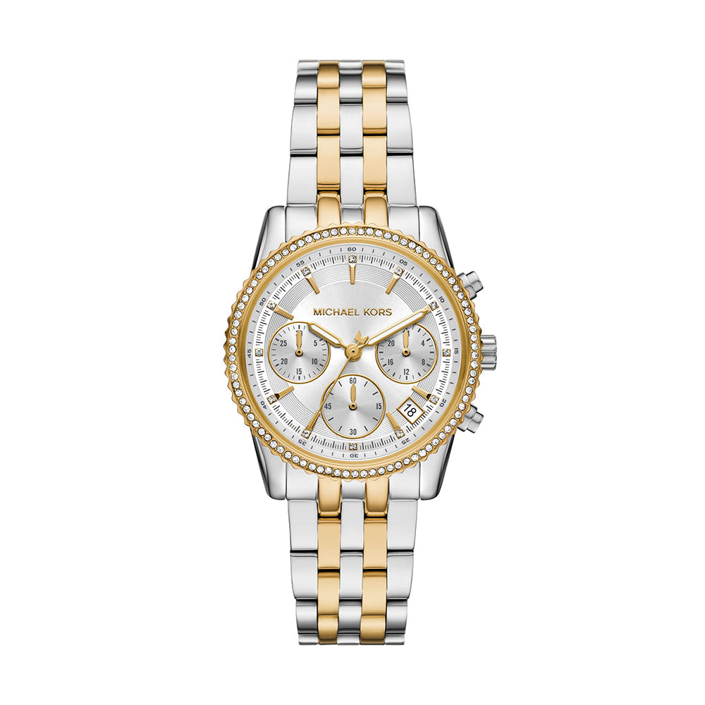 Michael Kors Mini Bryant Chronograph Two-Tone Stainless Steel Watch