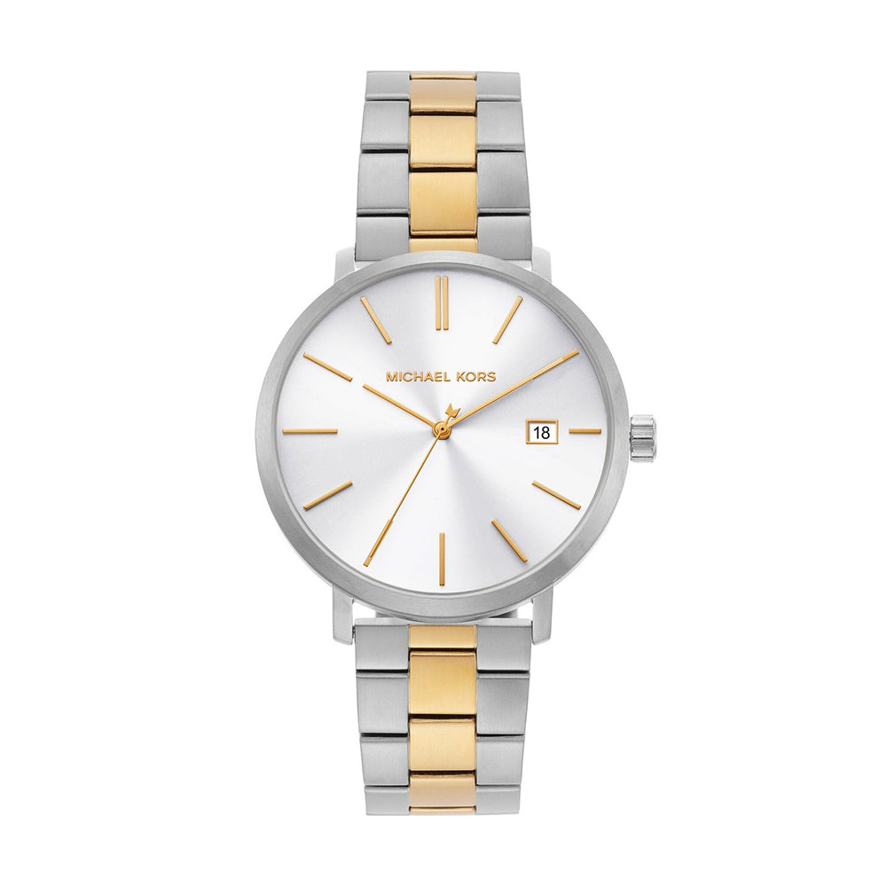 Michael Kors Blake Three-Hand Date Two-Tone Stainless Steel Watch