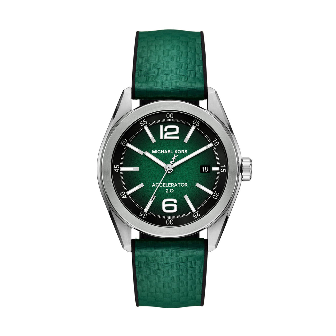 Michael Kors Mens Silver Fabric Men's Watch