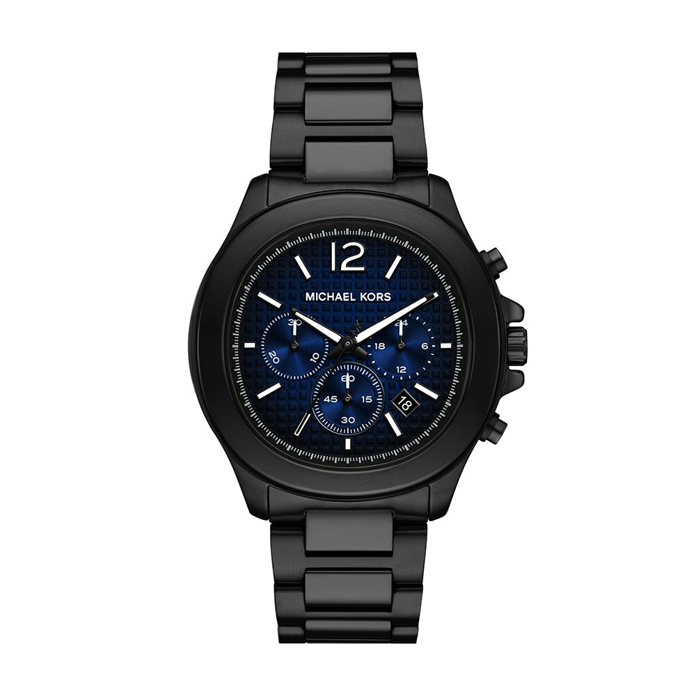 Michael Kors Sage Chronograph Black Stainless Steel Watch