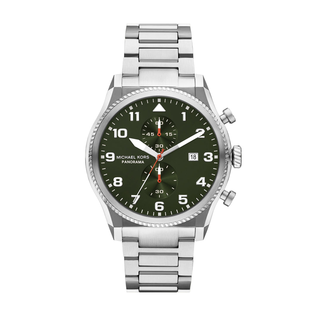 Michael Kors Panorama Chronograph Stainless Steel Watch