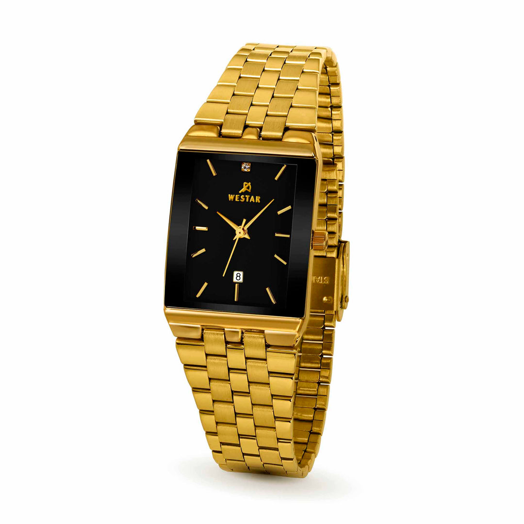 Westar Executive Unisex Watch - Black Dial - 9905GPN203