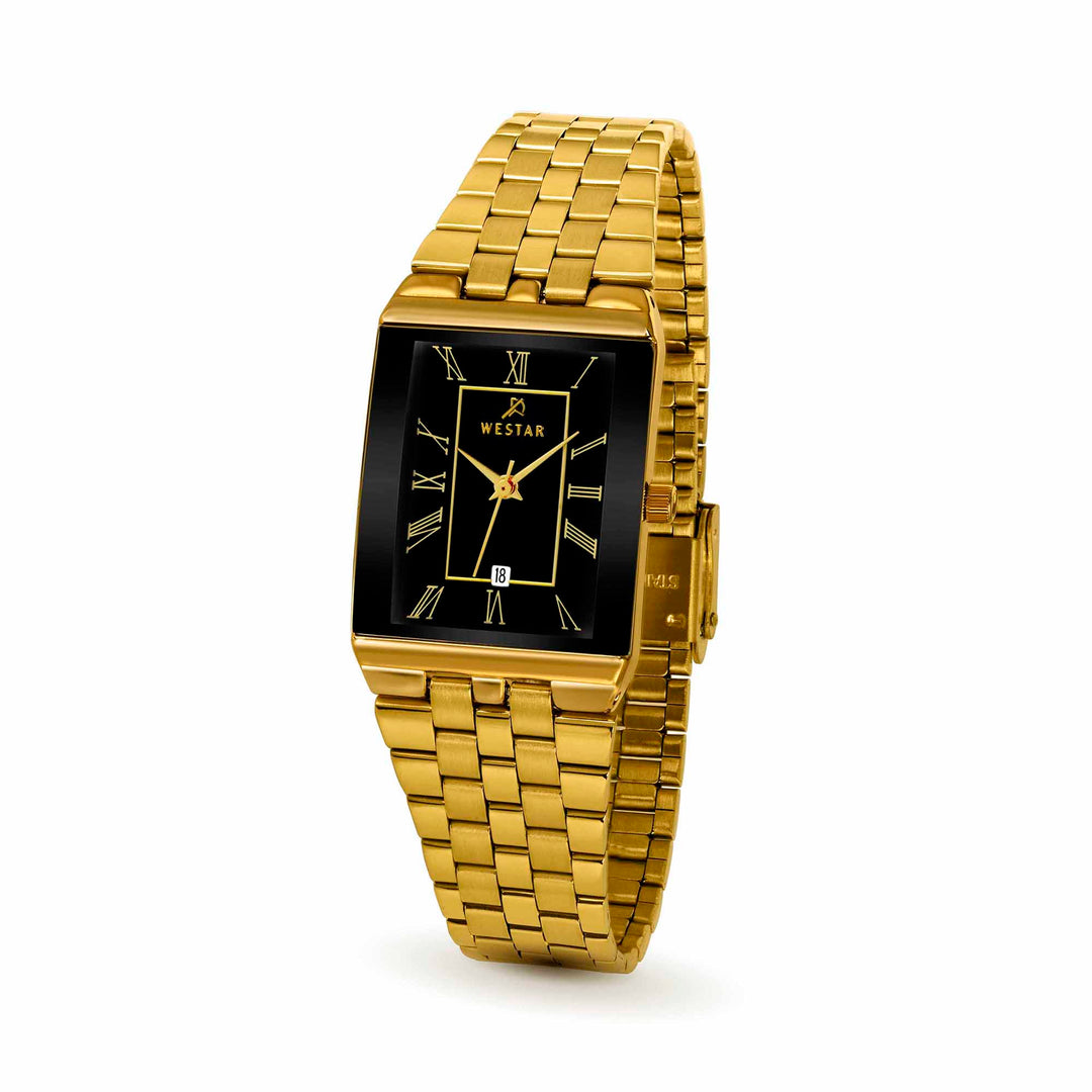 Westar Executive Unisex Watch - Black Dial - 9905GPN503