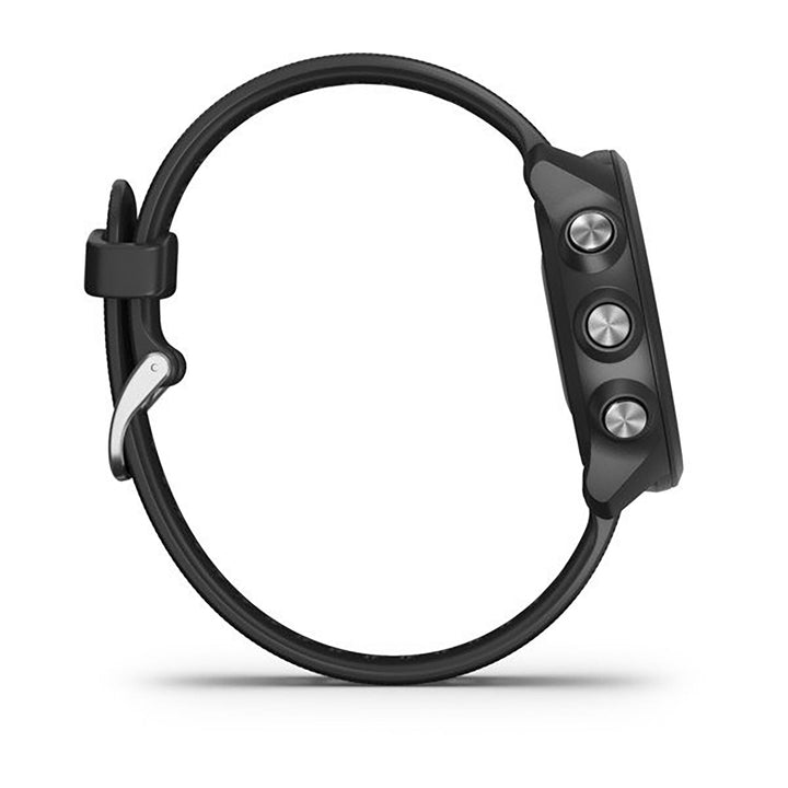 Garmin Forerunner 245 Silicone Black Strap Full Color Display Dial Watch - 010-02120-30
