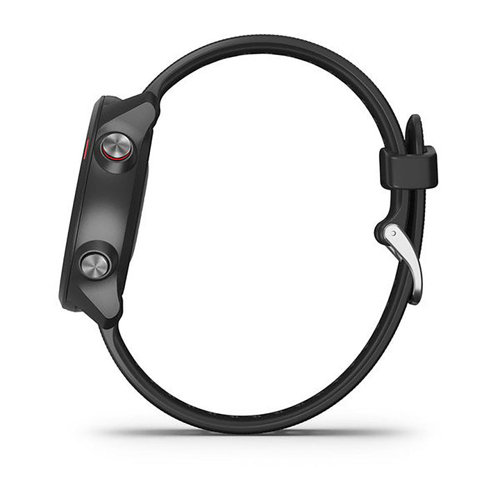 Garmin Forerunner 245 Silicone Black Strap Full Color Display Dial Watch - 010-02120-30