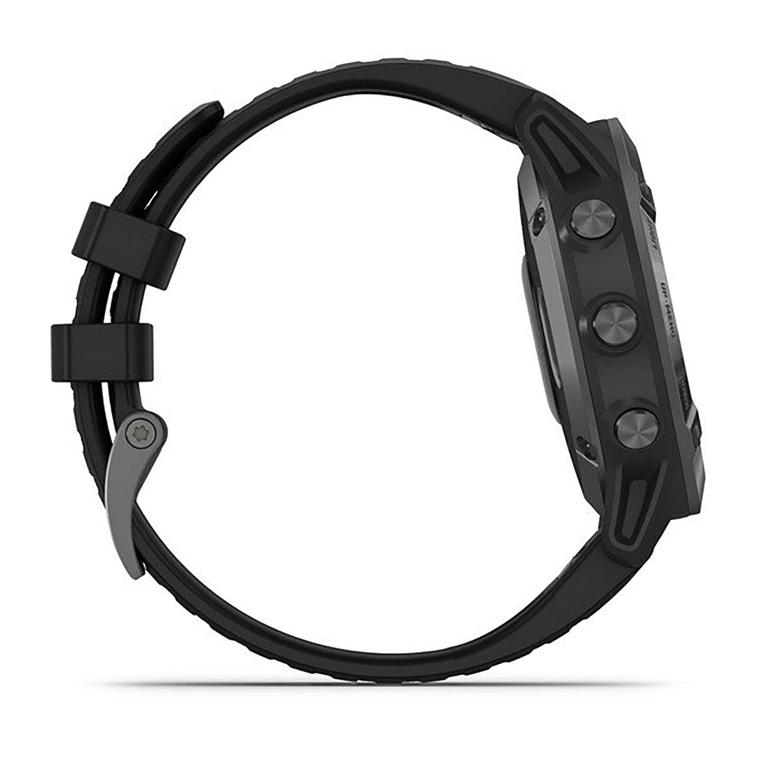 Garmin Fenix 6 Silicone Black Strap Full Color Display Dial Watch - 010-02158-11