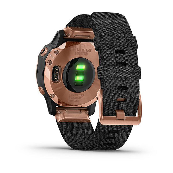 Garmin Fenix 6S Nylon Black Strap Full Color Display Dial Watch - 010-02159-37
