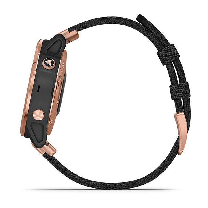 Garmin Fenix 6S Nylon Black Strap Full Color Display Dial Watch - 010-02159-37