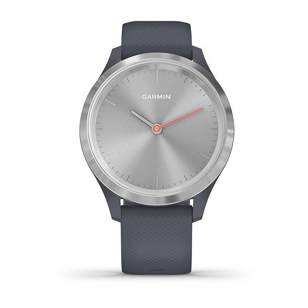 Garmin Vivomove 3S Silicone Granite Blue Strap Full Color Display Dial Watch - 010-02238-20