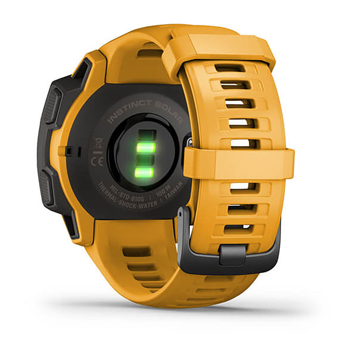 Garmin Instinct Solar Silicone Sunburst Strap Full Color Display Dial Watch - 010-02293-09
