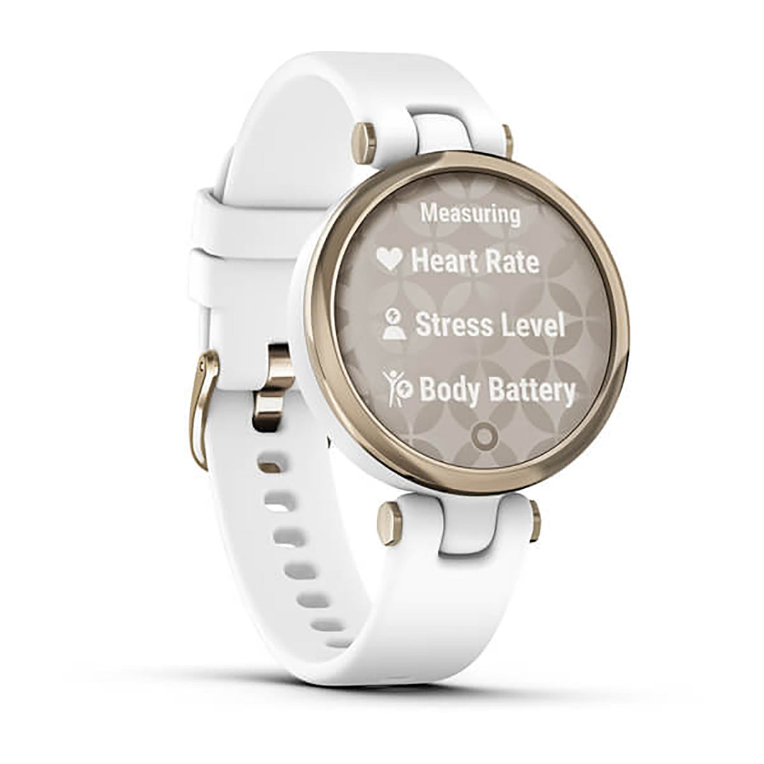Garmin Lily Silicone White Strap Full Color Display Dial Watch - 010-02384-10